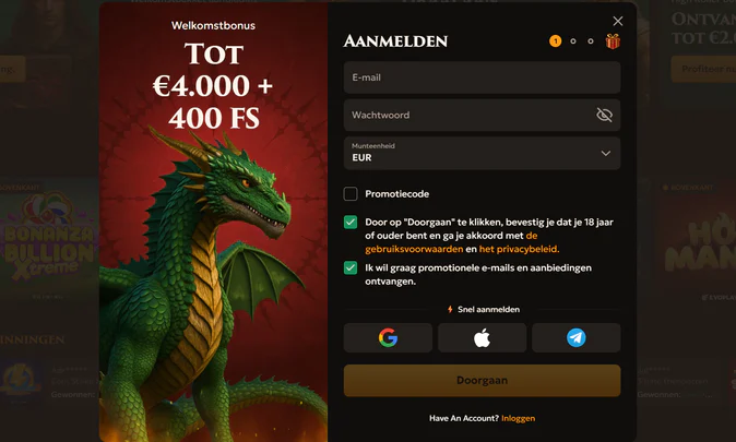 Speler worden bij Drago Bet